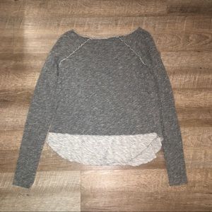 Free People One Body Un Corps Grey Top
